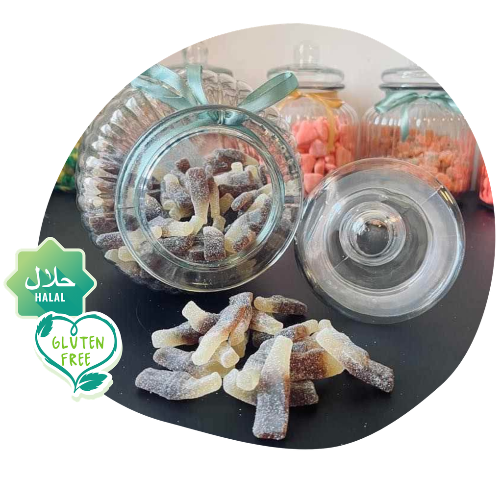 Bouteilles cola sucrées Dulceplus (100G)