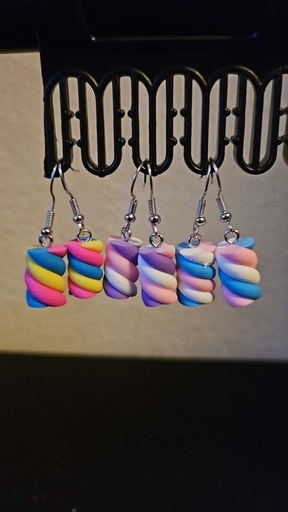 Boucles d’oreilles guimauves