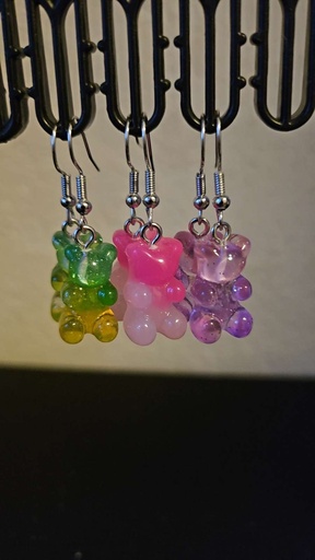 Boucles d’oreilles oursons